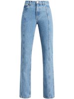 ROTATE BIRGER CHRISTENSEN pantalon droit en serge - Bleu - thumbnail