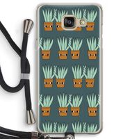 Sansevieria: Samsung Galaxy A5 (2016) Transparant Hoesje met koord