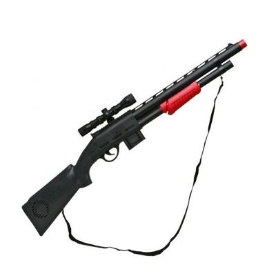 Politie/militairen speelgoed verkleed / geweer - zwart - 68 cm - wapens - soldaten - swat team