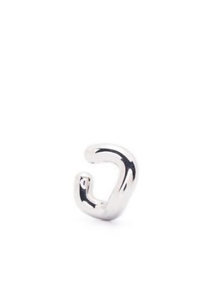 Charlotte Chesnais bijou d'oreille à design ondulé - Argent