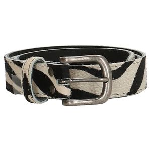 Hide & Stitches Riem 3 cm Zebra