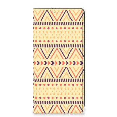Samsung Galaxy A21s | Hoesje met Magneet | Aztec Yellow Samsung Galaxy A21s | Hoesje met Magneet | Aztec Yellow