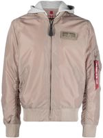 Alpha Industries veste bomber matelassée à patch logo - Tons neutres