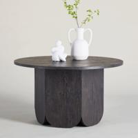 Nohr Ronde Salontafel 'Rajah' 80cm, kleur Zwart