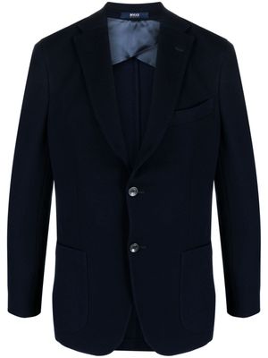 Boggi Milano blazer B-Jersey en coton - Bleu