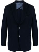 Boggi Milano blazer B-Jersey en coton - Bleu