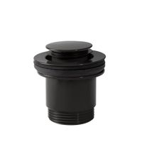 Afvoerplug Tres Valvulva | 5/4" | Click waste | Messing | Rond | Zwart glans