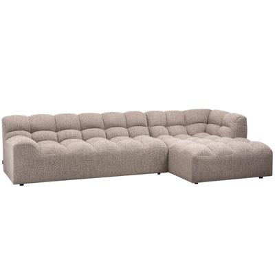 WOOOD Loungebank 'Allure' Rechts, Geweven stof, kleur Bruin Melange