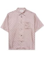 John Elliott chemise en soie à imprimé graphique - Tons neutres