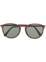 Persol lunettes de soleil à monture ronde - Marron