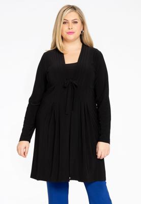 Yoek Vest met strik | Zwart | Maat 54/56
