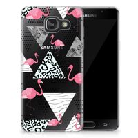 Samsung Galaxy A3 2016 TPU Hoesje Flamingo Triangle - thumbnail