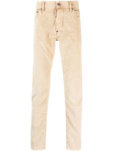 DSQUARED2 pantalon droit Cool Guy en velours côtelé - Tons neutres