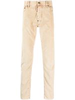 DSQUARED2 pantalon droit Cool Guy en velours côtelé - Tons neutres - thumbnail