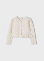 Mayoral Zomer vest gebreid meisjes - champagne beige