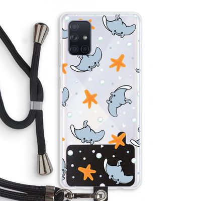 Manta: Samsung Galaxy A71 Transparant Hoesje met koord
