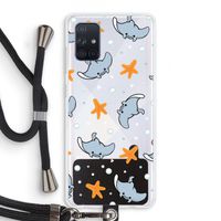 Manta: Samsung Galaxy A71 Transparant Hoesje met koord