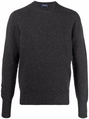 Drumohr pull en maille à manches longues - Noir