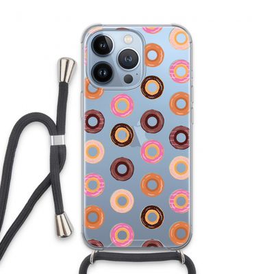 Donuts: iPhone 13 Pro Transparant Hoesje met koord