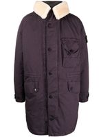 Stone Island Parka met Compass-logopatch - Paars - thumbnail
