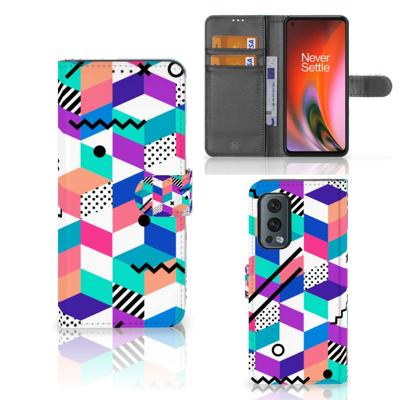 OnePlus Nord 2 5G | Book Case | Blokken Kleurrijk