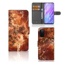 Samsung Galaxy S20 | Bookcase | Marmer Bruin