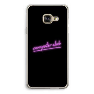 Vice Black: Samsung Galaxy A3 (2016) Transparant Hoesje