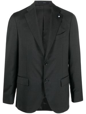 Lardini blazer à boutonnage simple - Gris