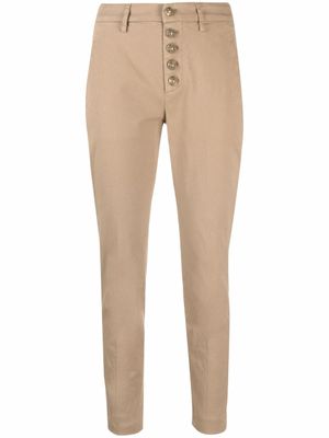 DONDUP pantalon skinny court - Tons neutres