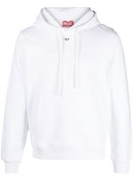 Diesel hoodie à patch logo - Blanc - thumbnail