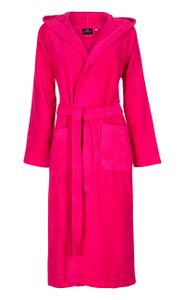 Capuchon badjas fuchsiaroze unisex - badstof katoen - Badrock