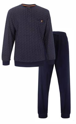 Paul Hopkins pyjama heren lange mouw - Donkere ruit