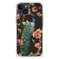 iPhone 15 Plus Case Anti-shock Pauw met Bloemen