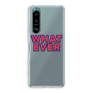 Whatever: Sony Xperia 5 III Transparant Hoesje