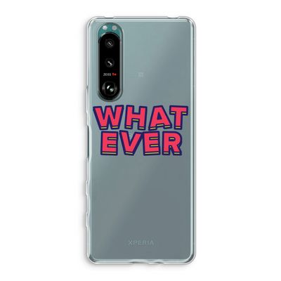 Whatever: Sony Xperia 5 III Transparant Hoesje