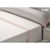 Set beddengoed D'Or ROMA Roze Bed van 120 Franela