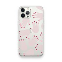 Hands pink: iPhone 12 Pro Transparant Hoesje