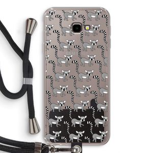 Makis: Samsung Galaxy J4 Plus Transparant Hoesje met koord