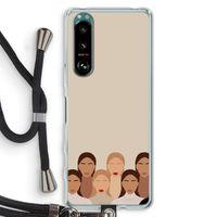 Girls girls girls: Sony Xperia 5 III Transparant Hoesje met koord
