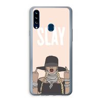 Slay All Day: Samsung Galaxy A20s Transparant Hoesje