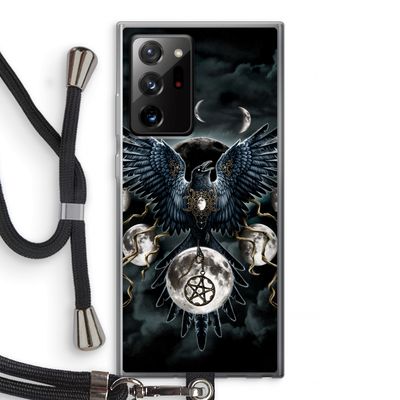 Sinister Wings: Samsung Galaxy Note 20 Ultra / Note 20 Ultra 5G Transparant Hoesje met koord