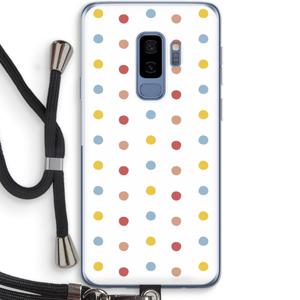Bollen: Samsung Galaxy S9 Plus Transparant Hoesje met koord