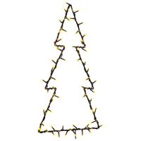 VidaXL Kerstverlichting kerstboom silhouet 80 leds warm wit VidaXL Kerstverlichting kerstboom silhouet 80 leds warm wit