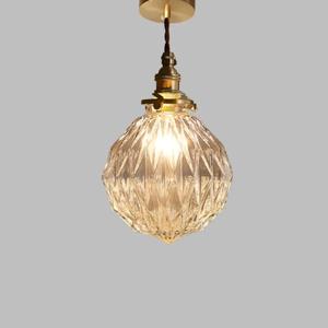 Scandinavische En Retro Kristallen Glazen Hanglamp