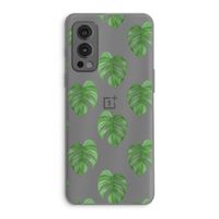Monstera leaves: OnePlus Nord 2 5G Transparant Hoesje Monstera leaves: OnePlus Nord 2 5G Transparant Hoesje