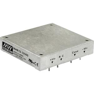 MW Mean Well MHB75-24S12 DC/DC-converter 75 W Aantal uitgangen: 1 x Inhoud 1 stuk(s)