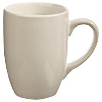 5Five Koffiemokken Colorama - 1x stuks - Keramiek - wit - 380 ml - 9 x 11 cm
