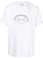 Sporty & Rich t-shirt en coton à logo imprimé - Blanc