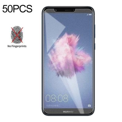 50 stuks non-Full matte Frosted gehard glas film voor Huawei Enjoy 7S geen retail-pakket