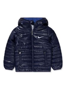 Nike Kids doudoune à logo imprimé - Bleu